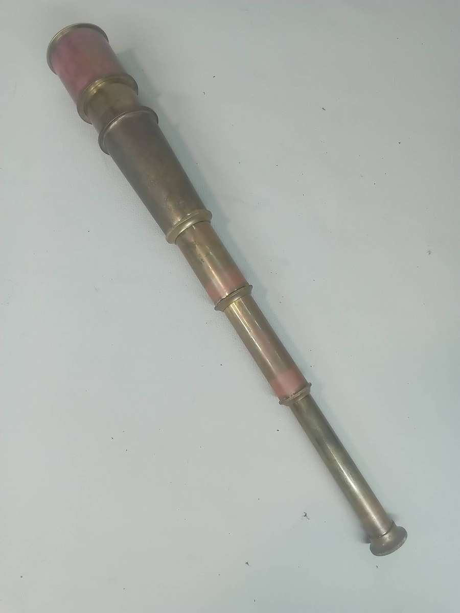 Vintage Ross London Brass Nautical Telescope 480mm