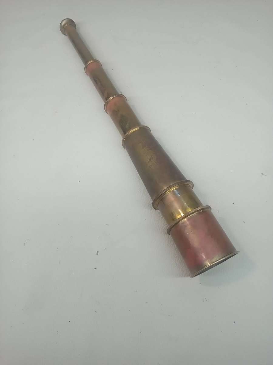 Vintage Ross London Brass Nautical Telescope 480mm