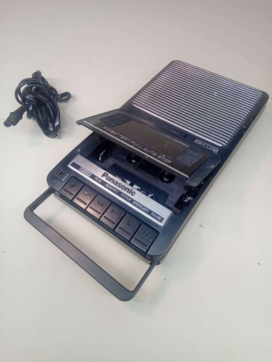 Vintage Panasonic RQ-2102 Slim Line Cassette Recorder