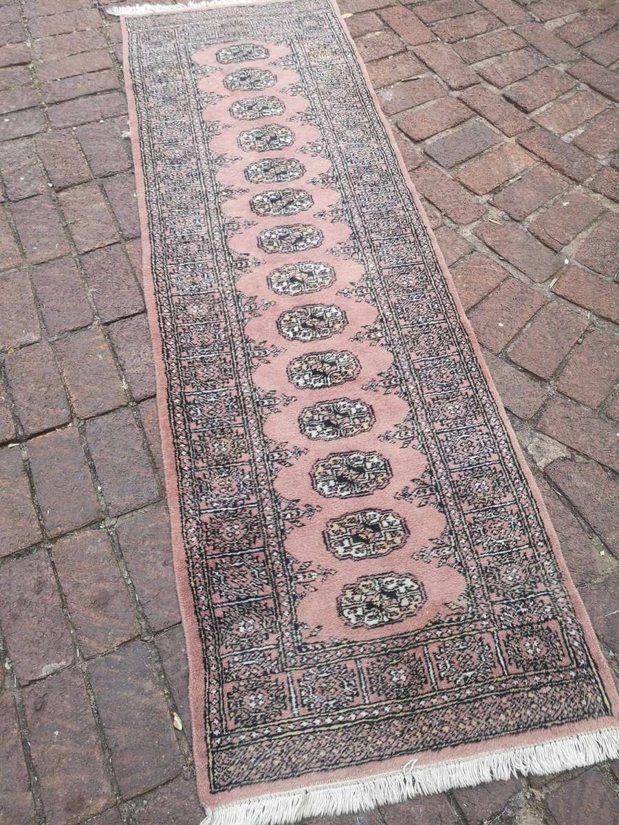 Afghan Bokhara Area Rug Hand knotted Wool - 2330 x 730mm