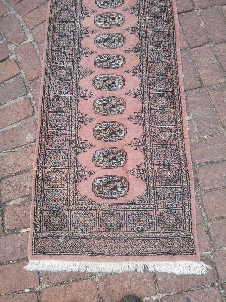 Afghan Bokhara Area Rug Hand knotted Wool - 2330 x 730mm