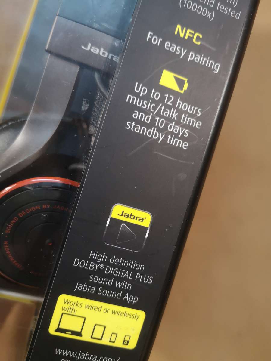 NFC Jabra REVO Wireless Bluetooth Stereo Headphones - Brand New Sealed in Box