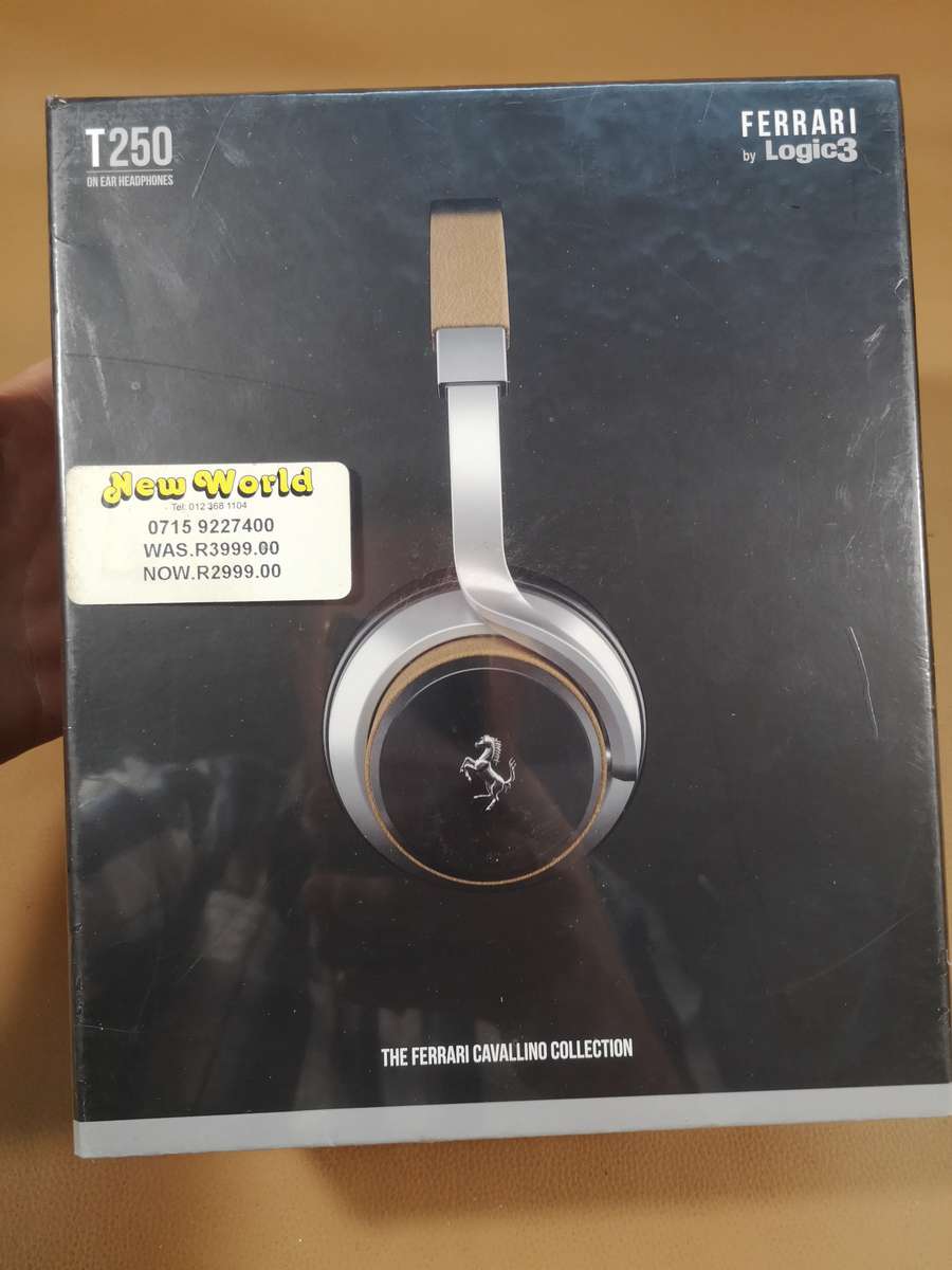 Exquisite Ferrari Cavallino Collection T350 Noise Cancelling Headphones - New Unopened in Box