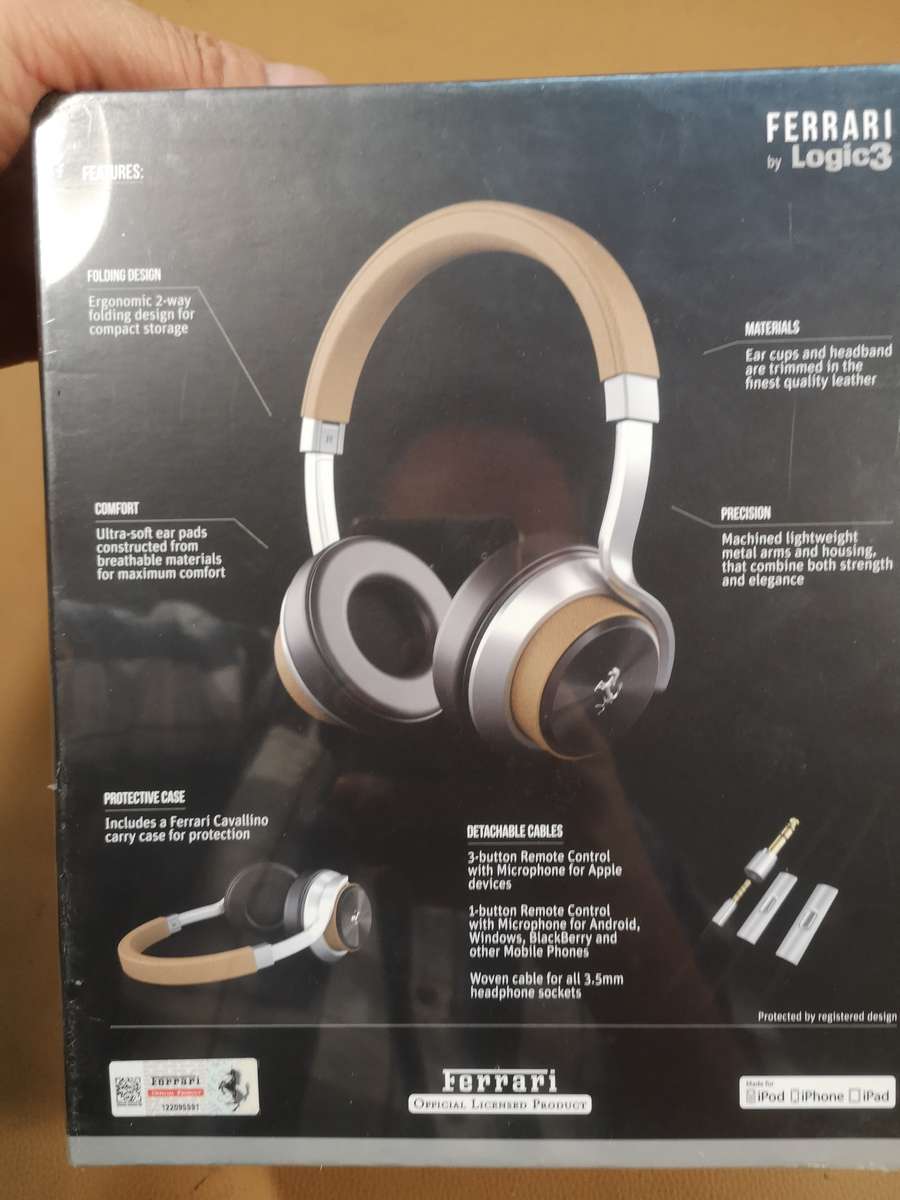 Exquisite Ferrari Cavallino Collection T350 Noise Cancelling Headphones - New Unopened in Box