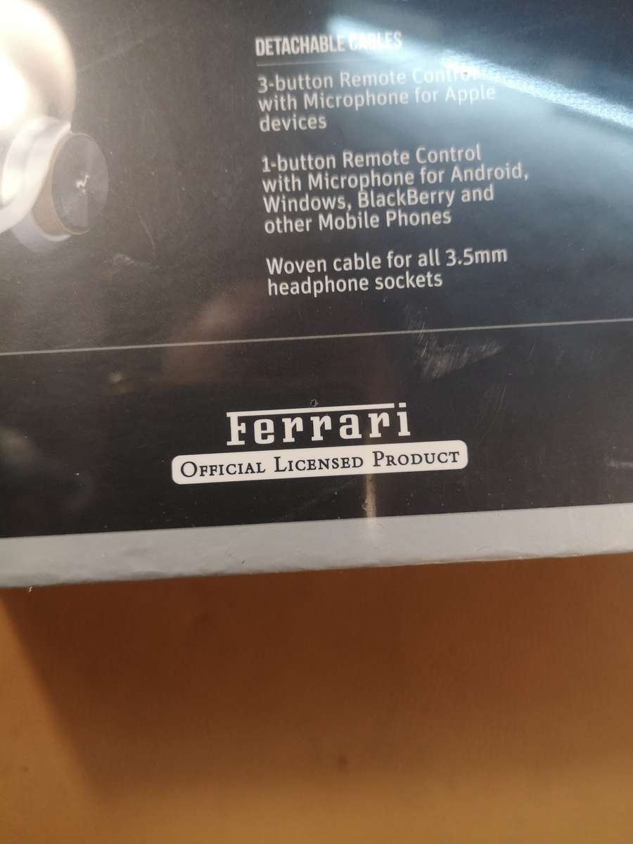 Exquisite Ferrari Cavallino Collection T350 Noise Cancelling Headphones - New Unopened in Box
