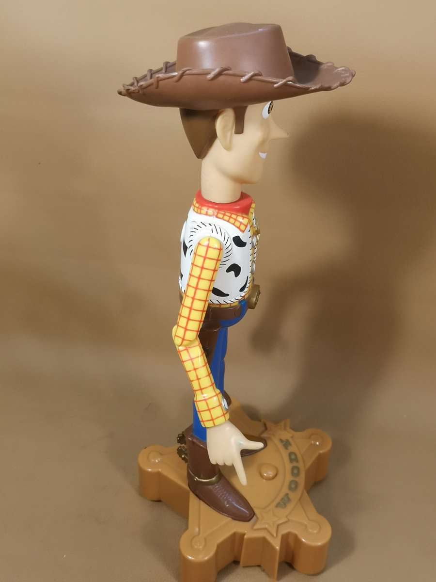 Very Large Vintage 90s Disney Toy Story Electronic Talking Woody Room Guard - 380mm