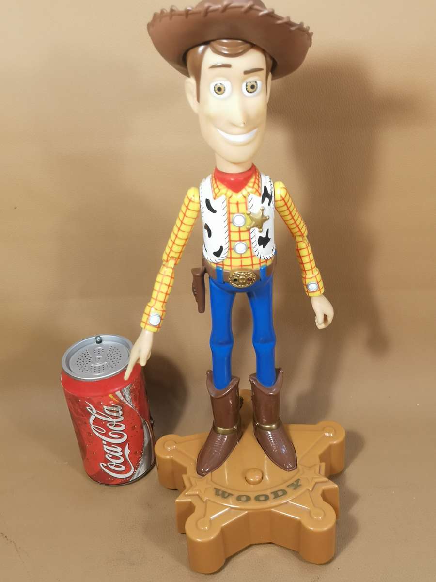 Very Large Vintage 90s Disney Toy Story Electronic Talking Woody Room Guard - 380mm