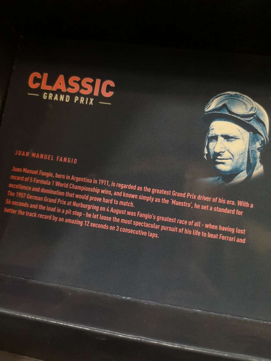 Scalextric Limited Edition 1/32 Juan Manuel Fangio Sport Classic Grand Prix Goodwood Revival Meeting