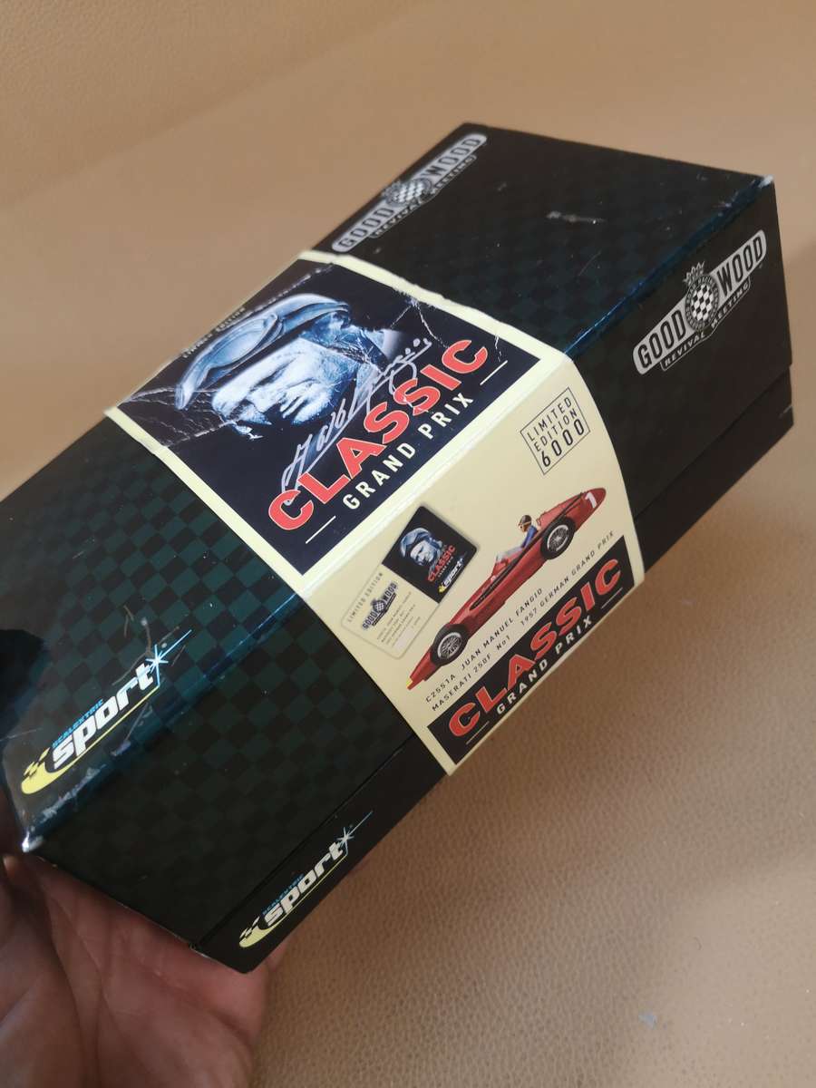 Scalextric Limited Edition 1/32 Juan Manuel Fangio Sport Classic Grand Prix Goodwood Revival Meeting