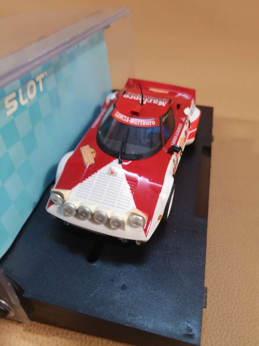 Team slot 1/32 Lancia Stratos HF #2 Saint Remo Marlboro S.MUNARI-M.MANNUCCI - Slot Car