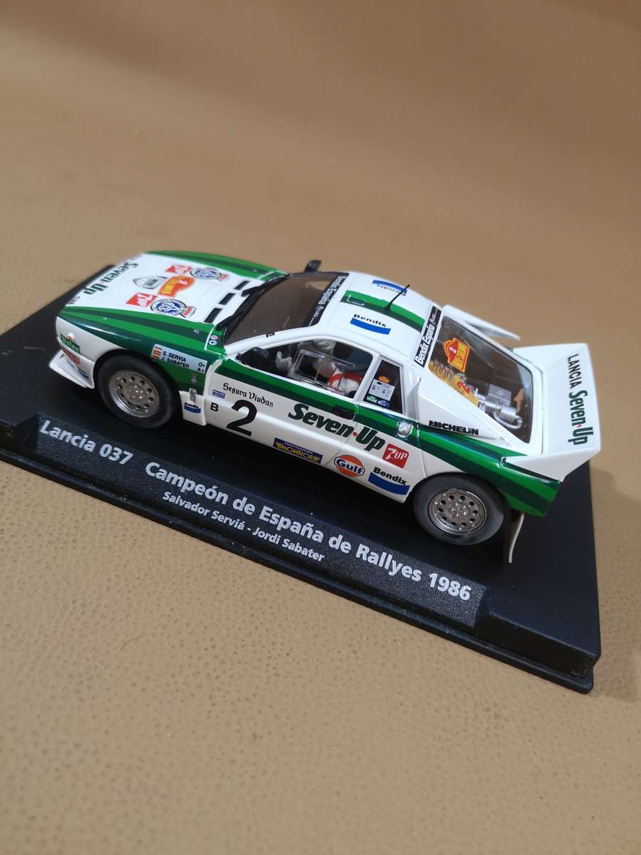 FLy 1/32 Slot SCX Scalextric Compatible Lancia 037 Spain Champion Rallyes 1986 A-991