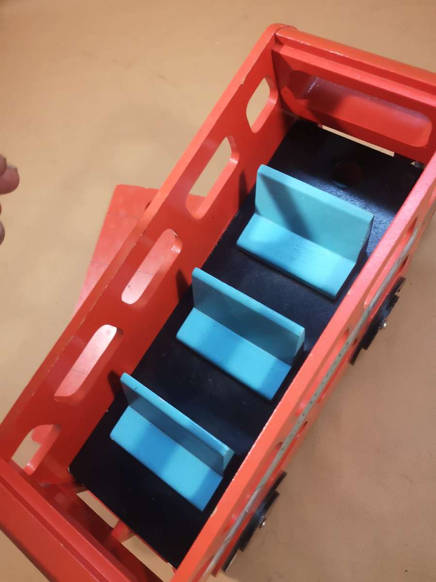 Large Papo Le Toy Van Budkins Wooden Red Double Decker London Bus - 360mm