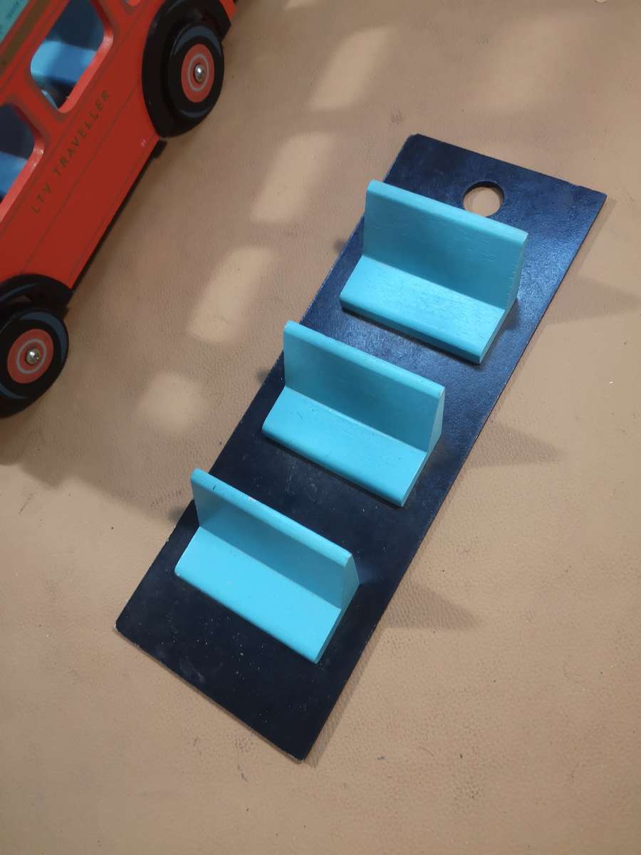 Large Papo Le Toy Van Budkins Wooden Red Double Decker London Bus - 360mm