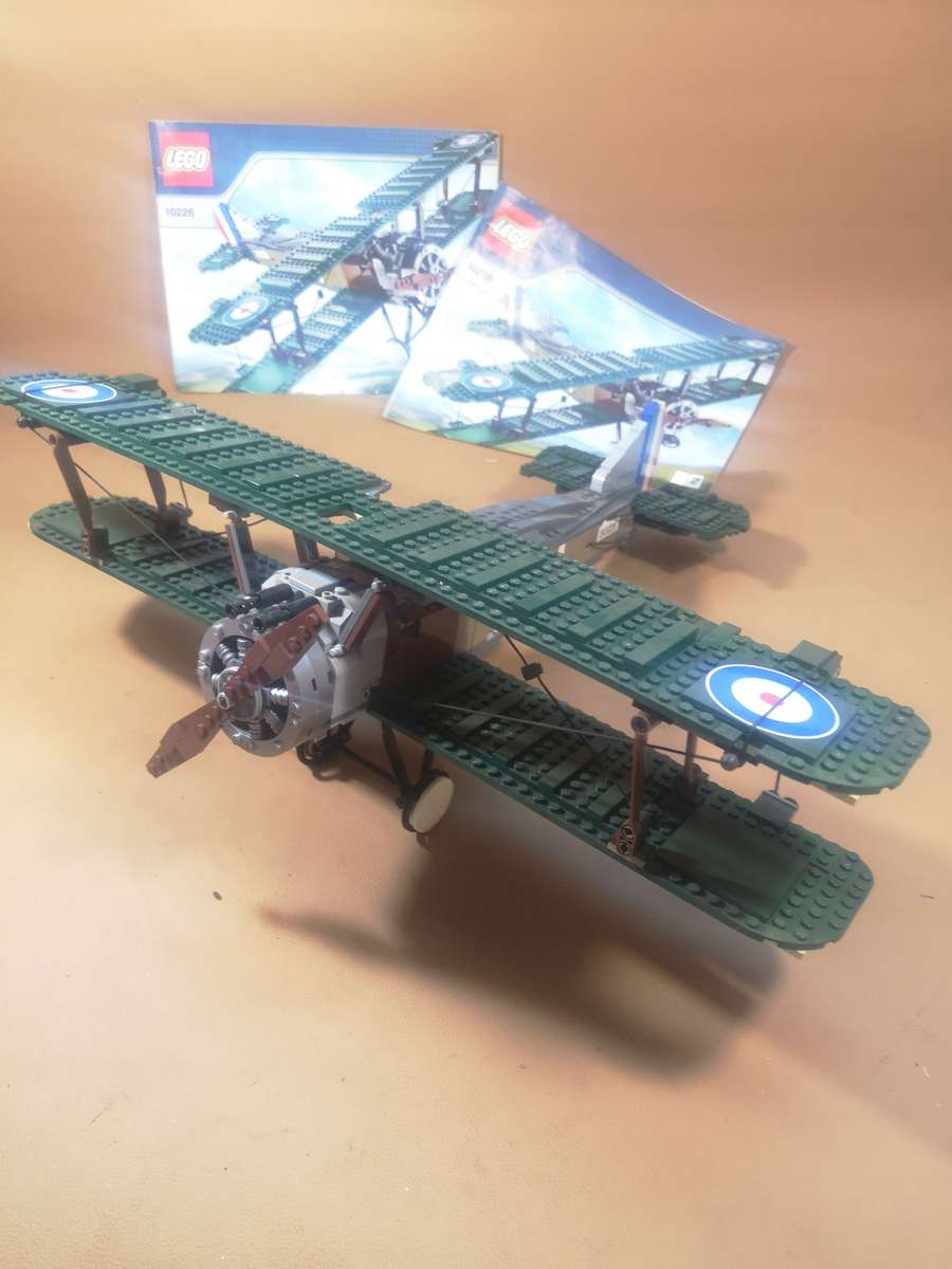 Huge Original LEGO 10226 Airplane From World War 1 Sopwith Camel - 500MM Wingspan