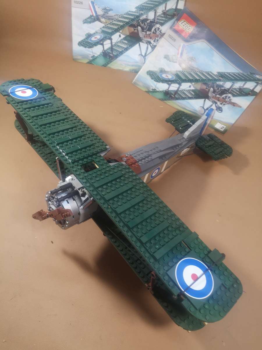 Huge Original LEGO 10226 Airplane From World War 1 Sopwith Camel - 500MM Wingspan