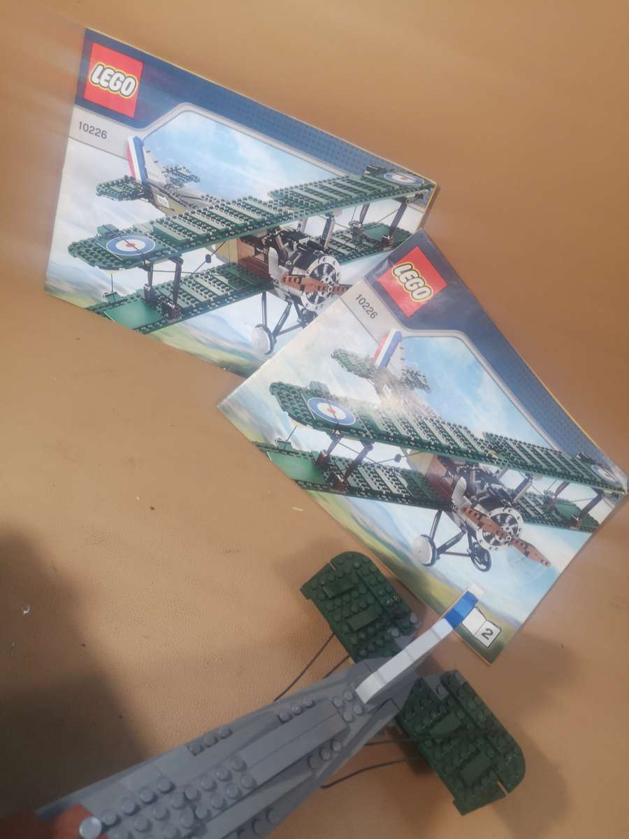 Huge Original LEGO 10226 Airplane From World War 1 Sopwith Camel - 500MM Wingspan