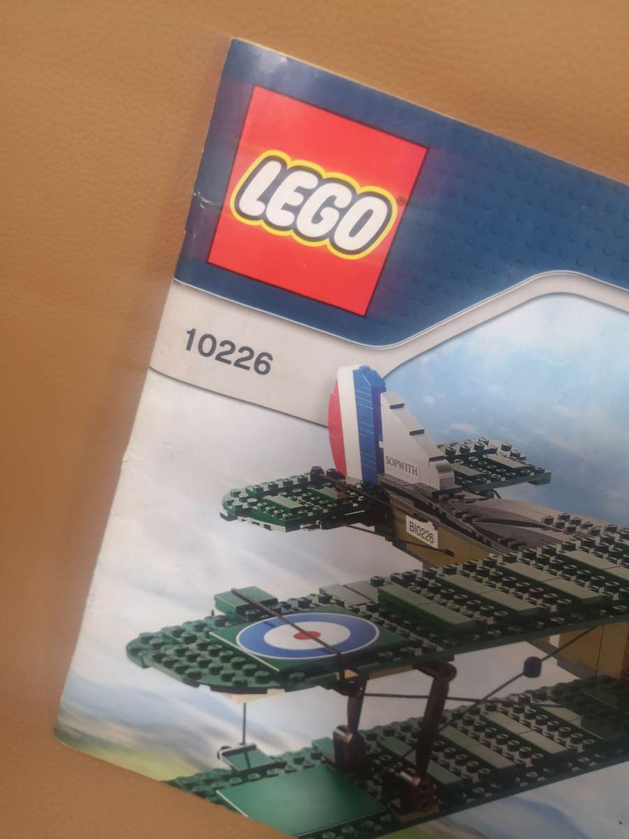 Huge Original LEGO 10226 Airplane From World War 1 Sopwith Camel - 500MM Wingspan
