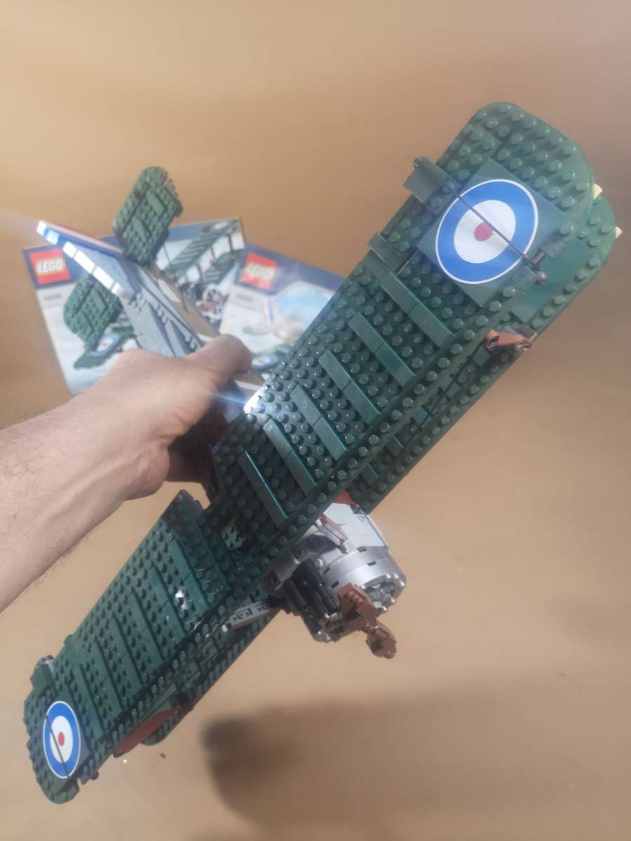 Huge Original LEGO 10226 Airplane From World War 1 Sopwith Camel - 500MM Wingspan
