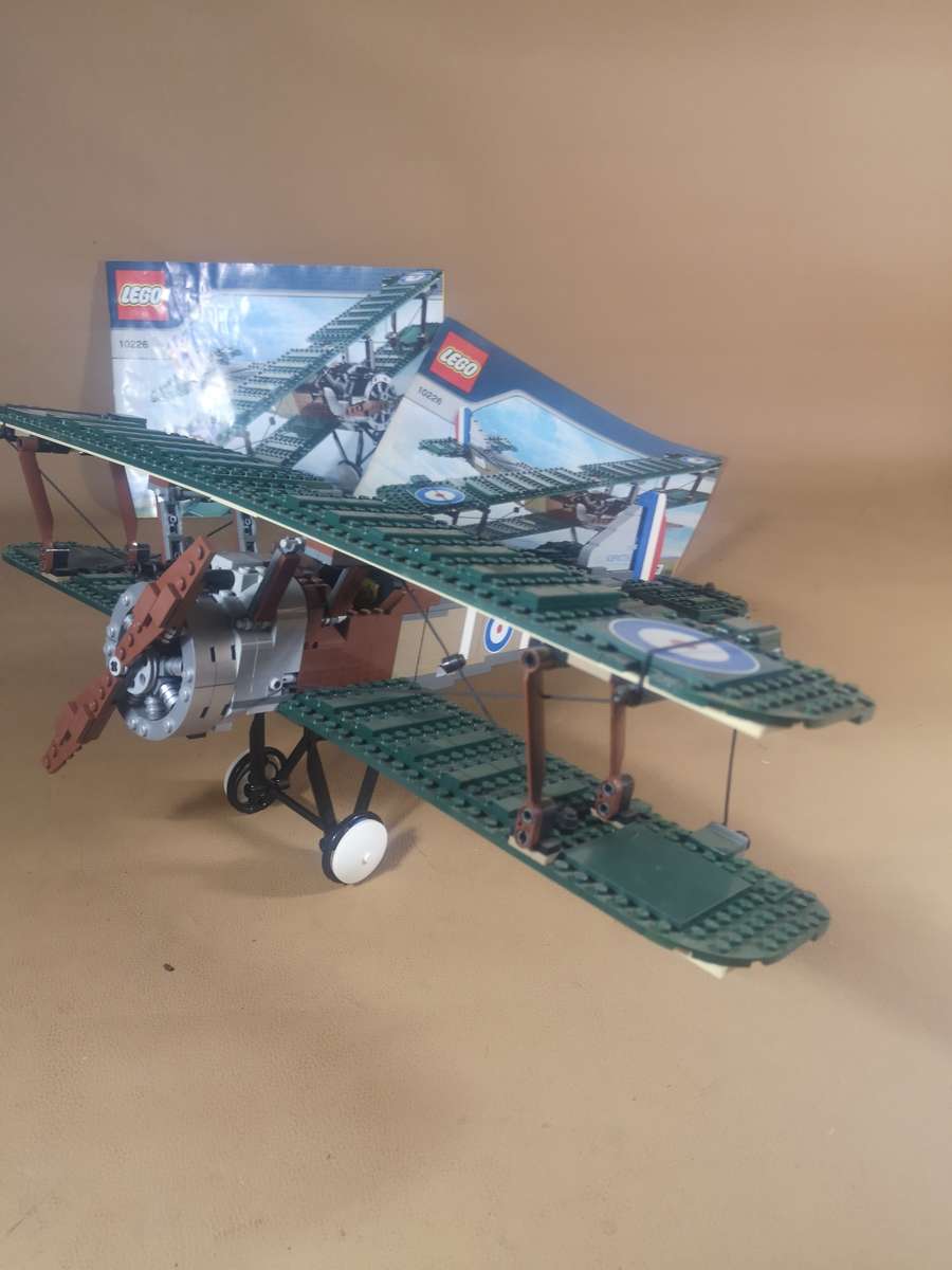 Huge Original LEGO 10226 Airplane From World War 1 Sopwith Camel - 500MM Wingspan