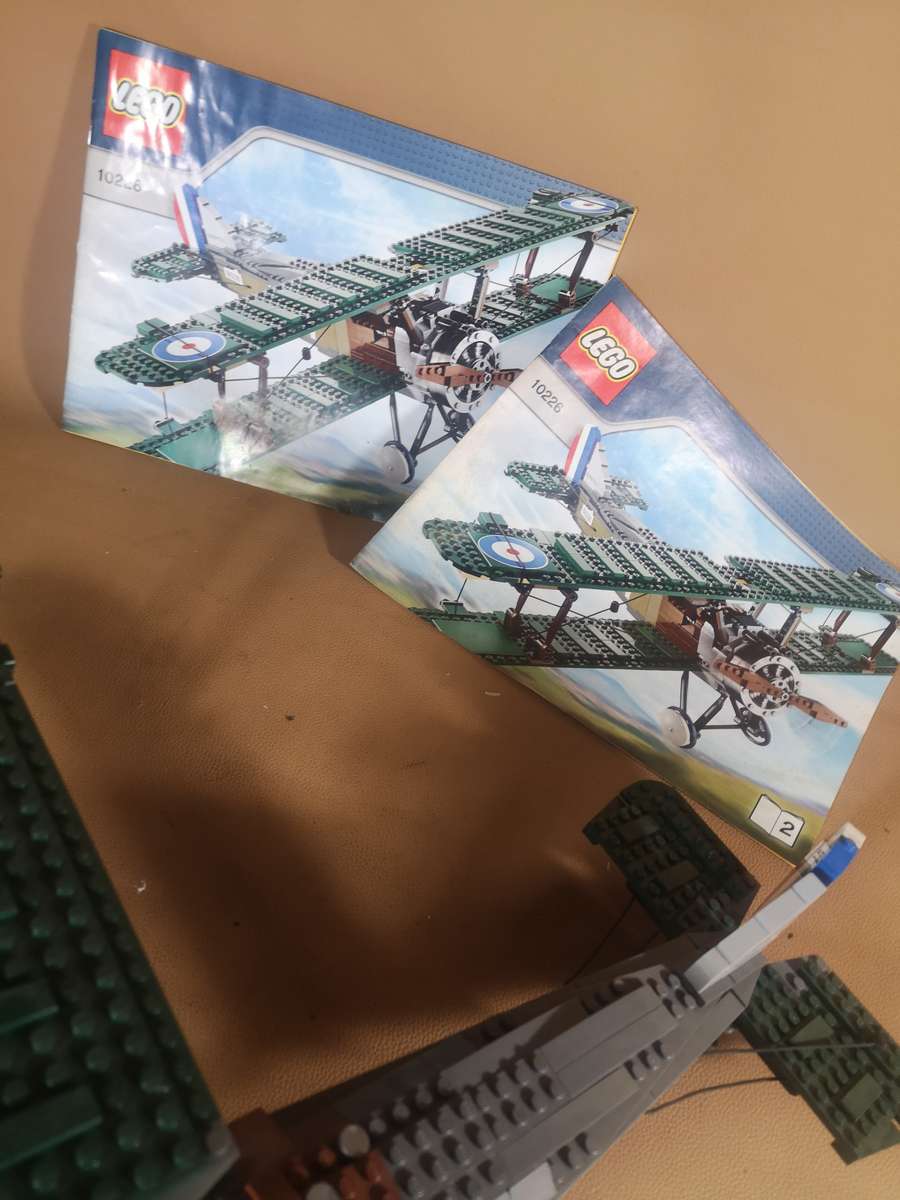 Huge Original LEGO 10226 Airplane From World War 1 Sopwith Camel - 500MM Wingspan