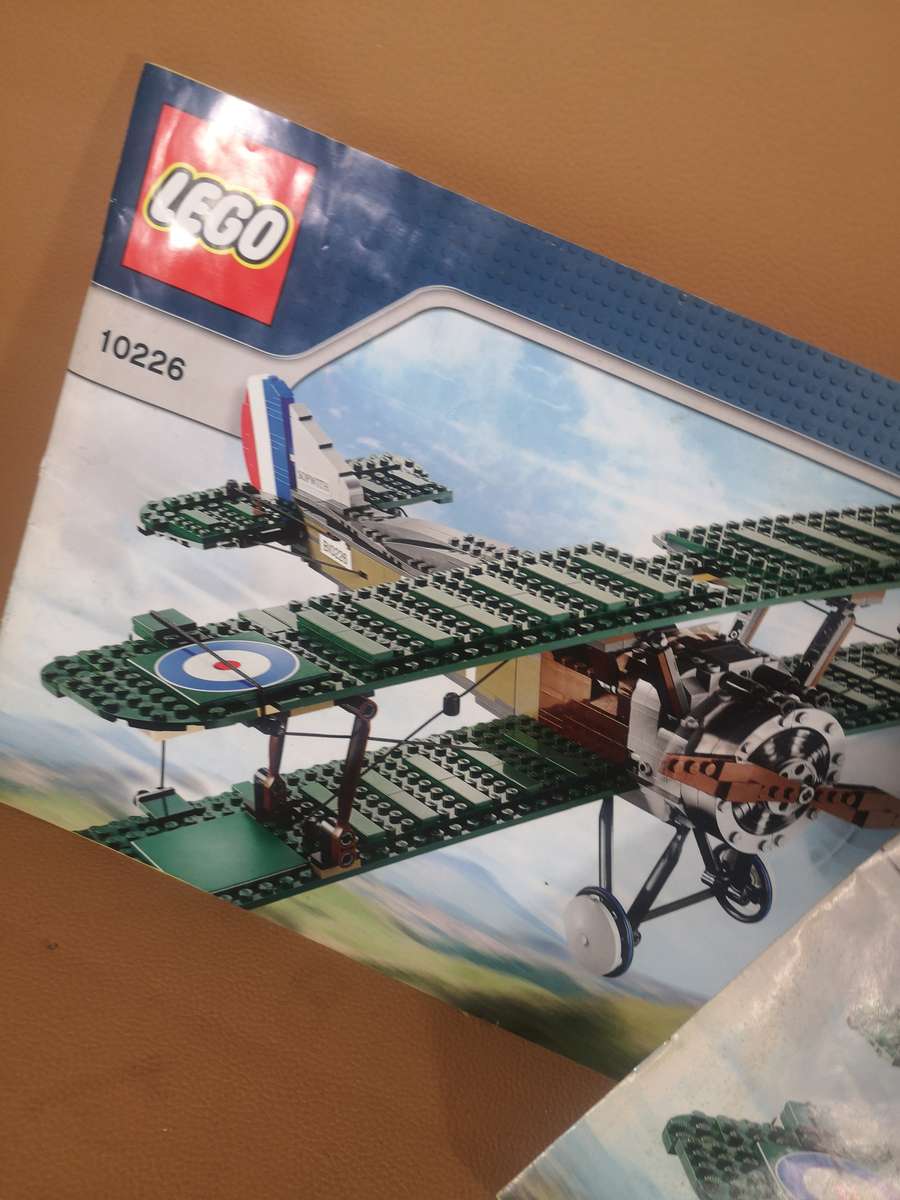 Huge Original LEGO 10226 Airplane From World War 1 Sopwith Camel - 500MM Wingspan