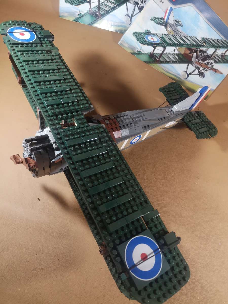 Huge Original LEGO 10226 Airplane From World War 1 Sopwith Camel - 500MM Wingspan