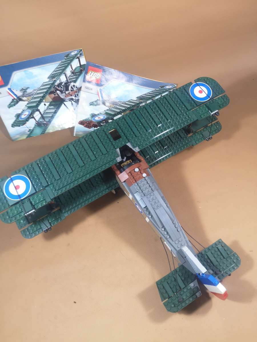 Huge Original LEGO 10226 Airplane From World War 1 Sopwith Camel - 500MM Wingspan