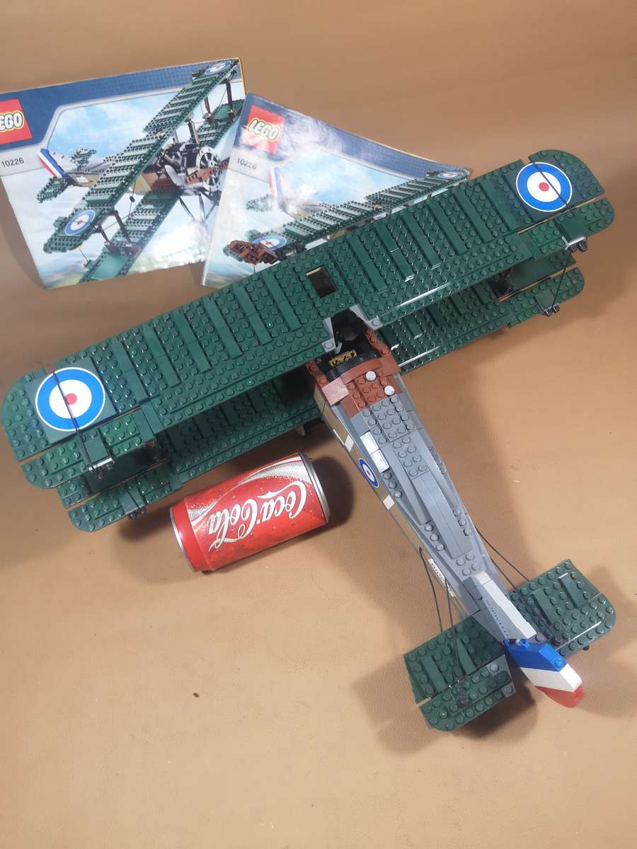 Huge Original LEGO 10226 Airplane From World War 1 Sopwith Camel - 500MM Wingspan