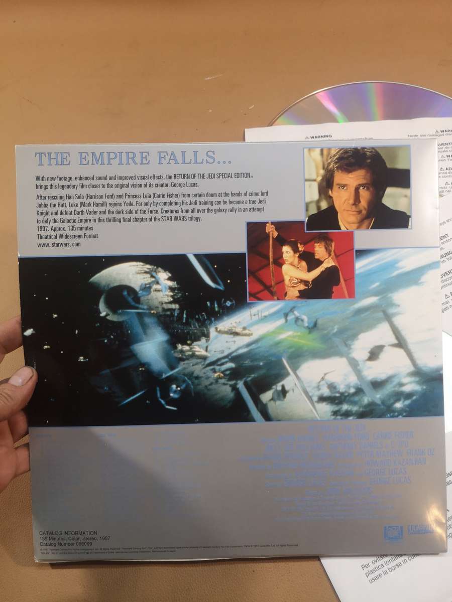 Star Wars Return of the Jedi Special Edition laserDisc