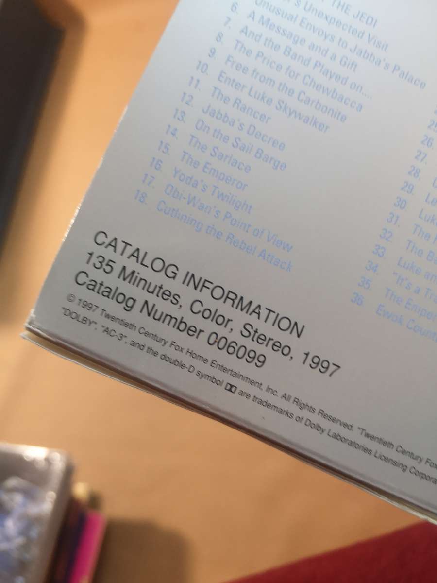 Star Wars The Empire Strikes Back Rare Special Edition laserDisc