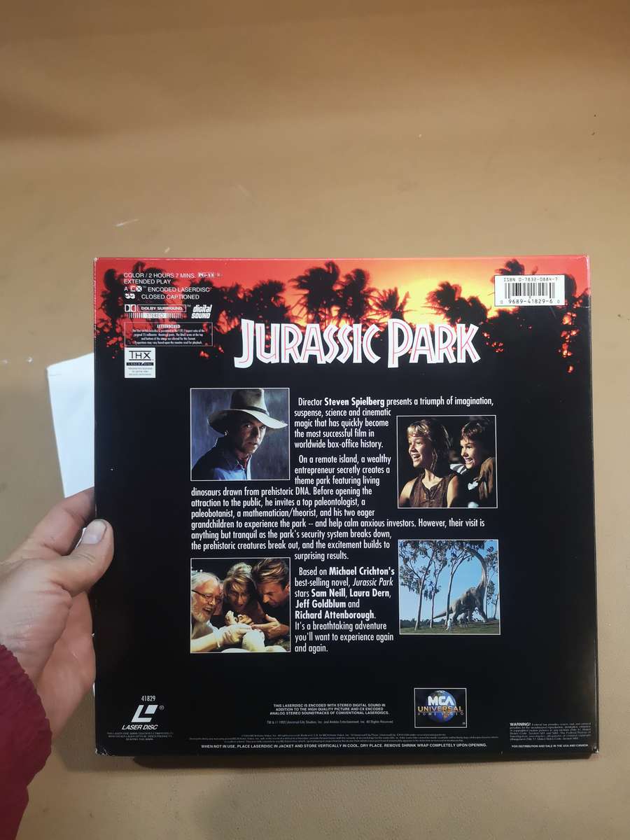 JURASSIC PARK Hi-Visio Ultra Rare laserDisc