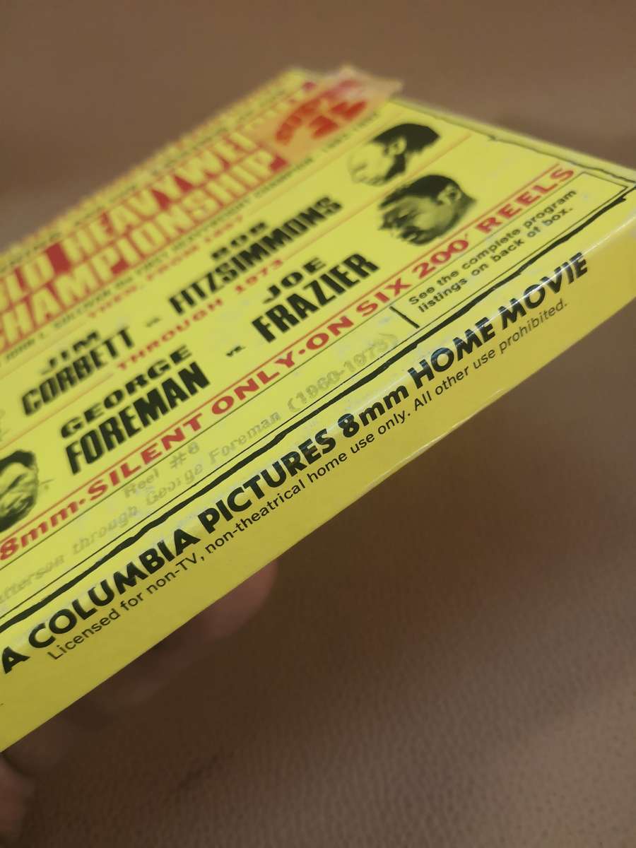 BW 8mm Ezzard Charles trough Ingemar Johansson (1950-1959) Boxing World Heavyweight Champ. Reel