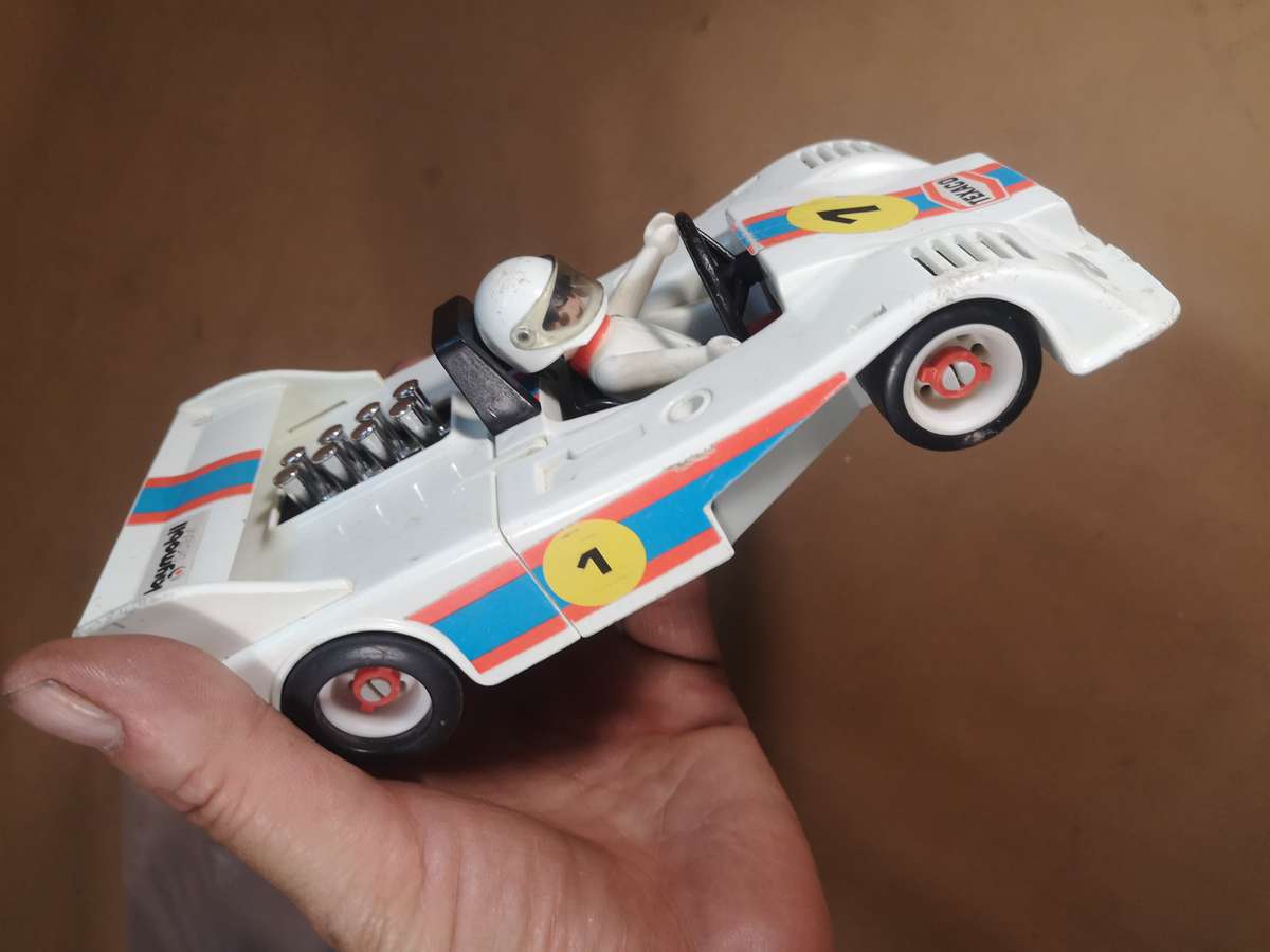 Vintage 3528 Playmobil System Formula 1 Race Car 1 Set