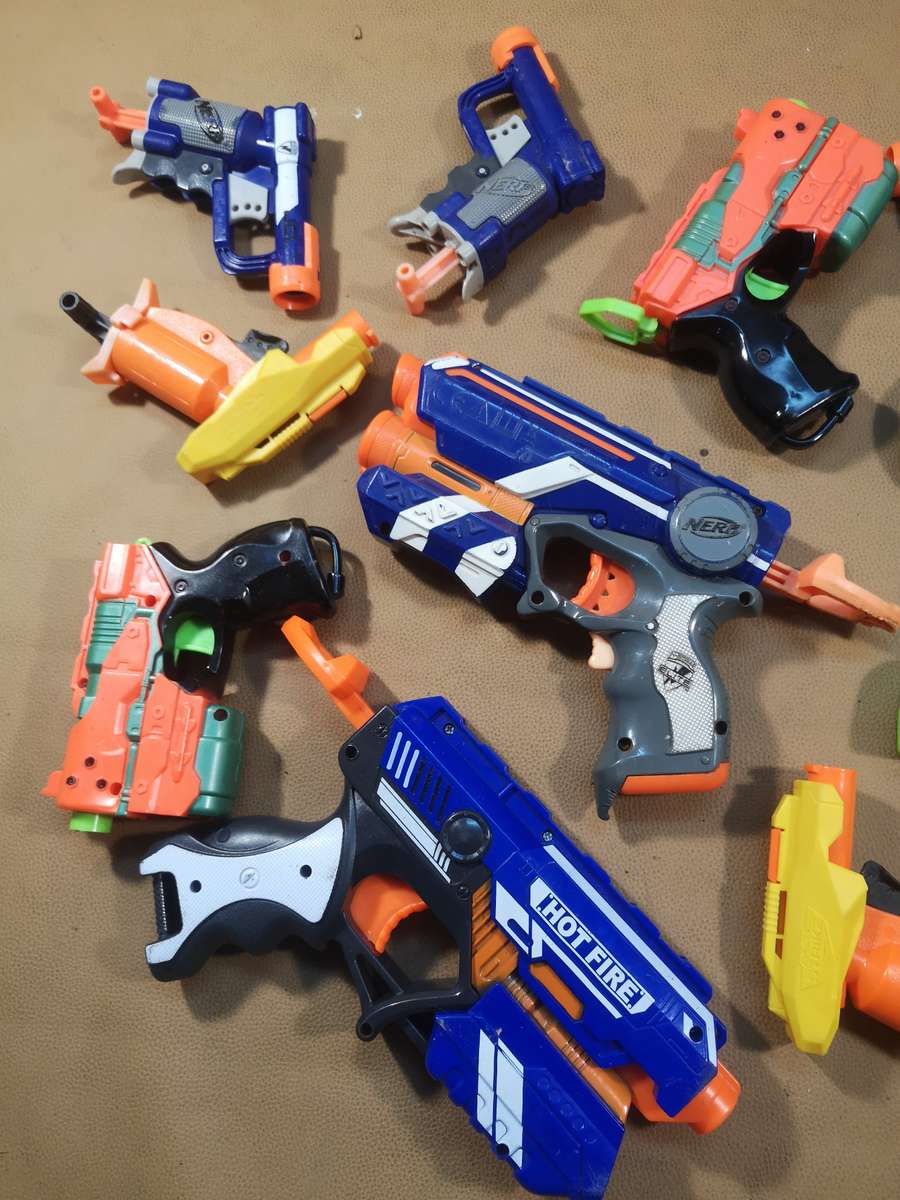 Massive Collection of Nerf Gun Handguns