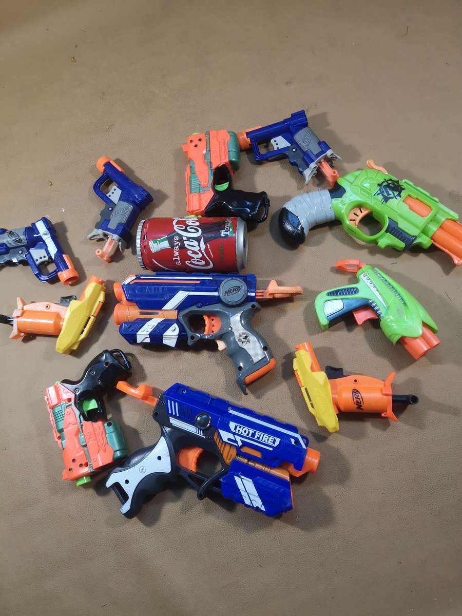 Massive Collection of Nerf Gun Handguns