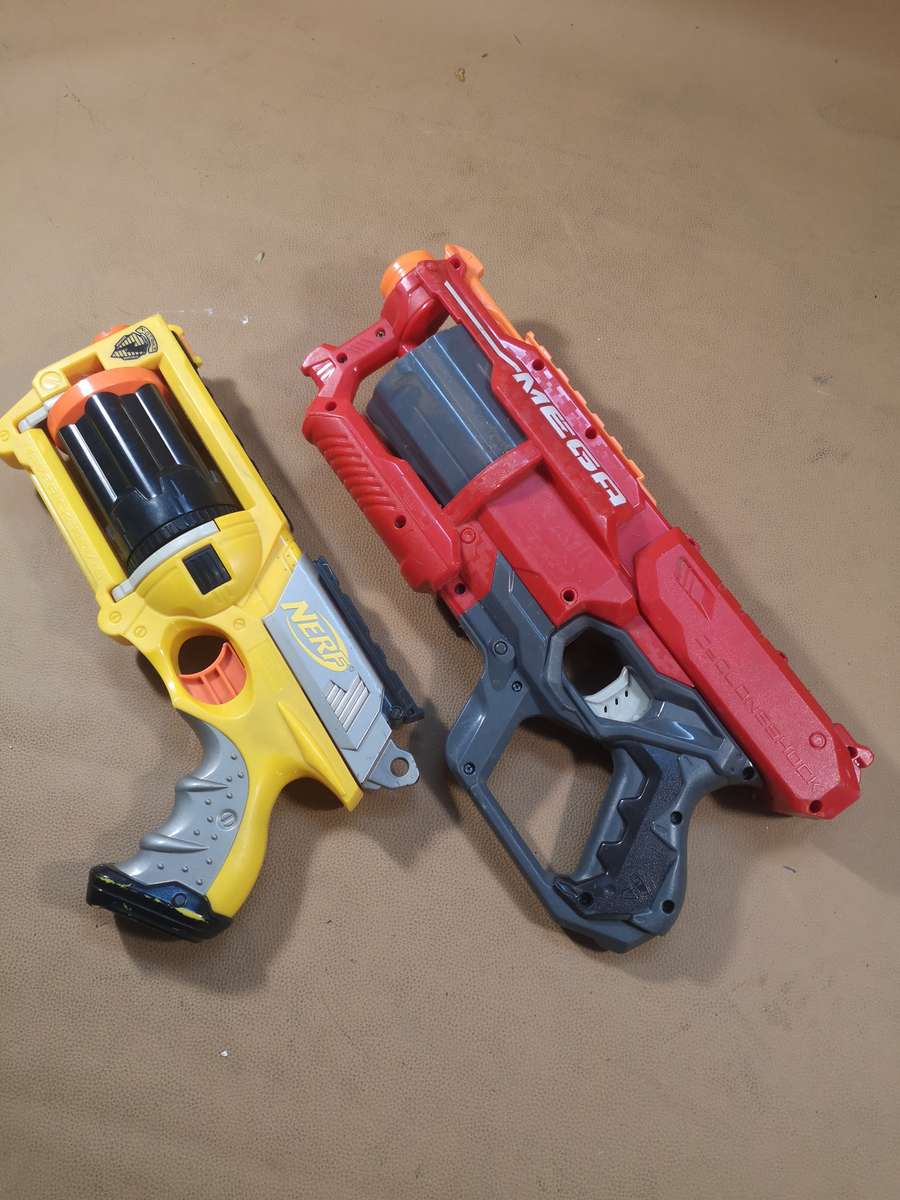 NERF N-strike Elite Mega CycloneShock & Maverick