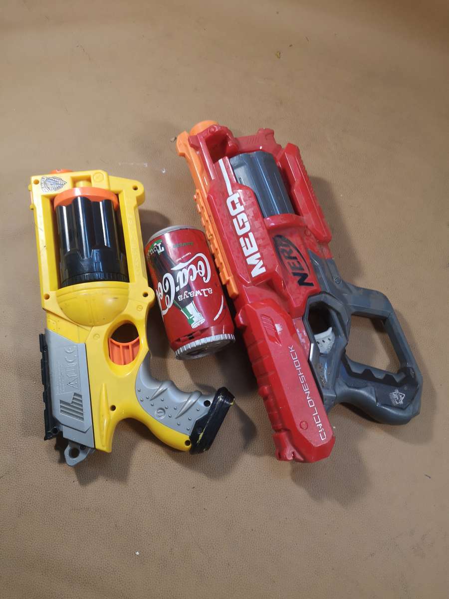 NERF N-strike Elite Mega CycloneShock & Maverick