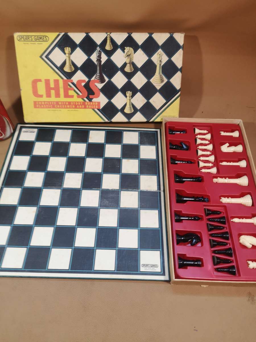 Vintage Spears Games Chess Set 1970s
