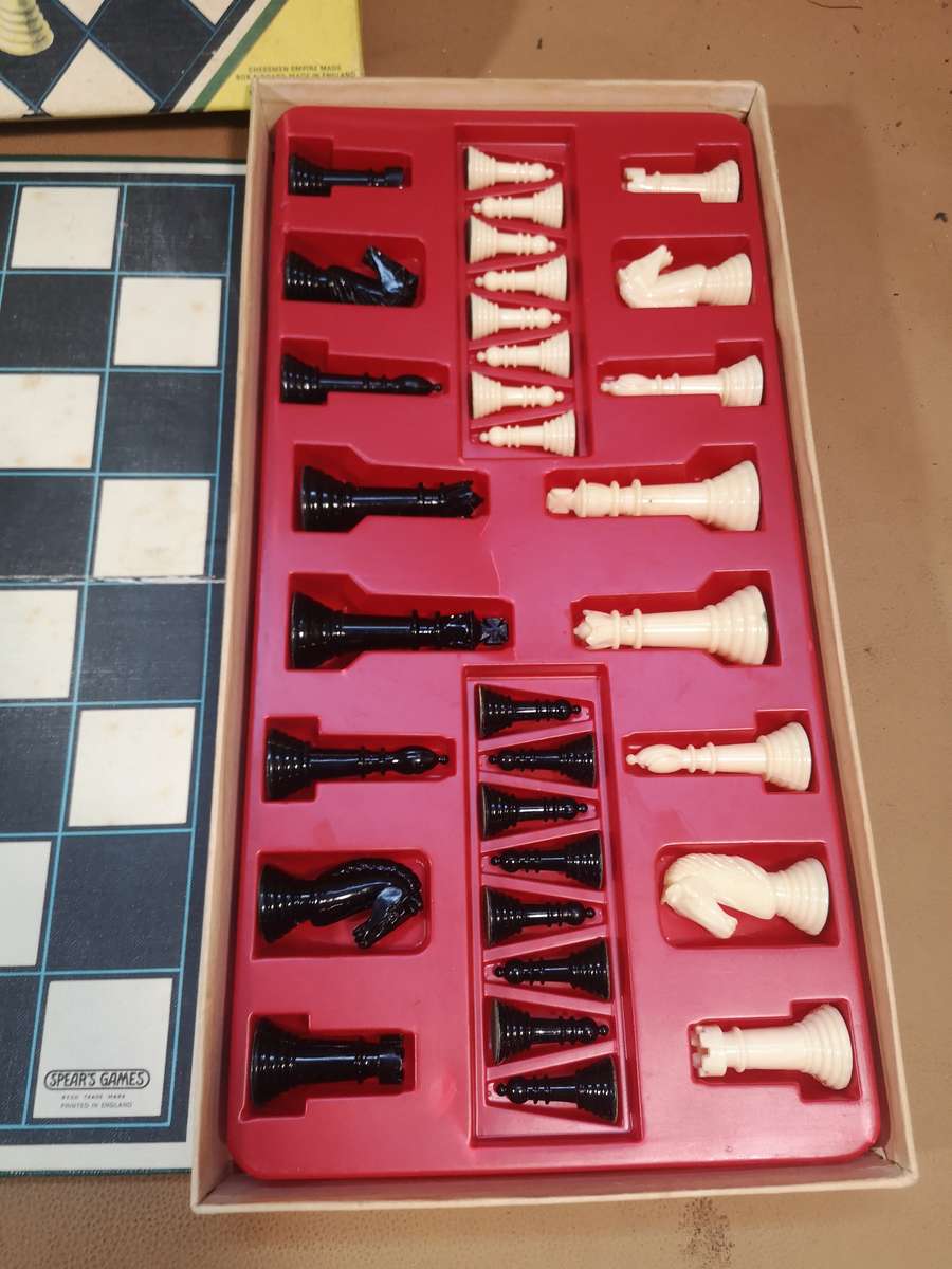 Vintage Spears Games Chess Set 1970s