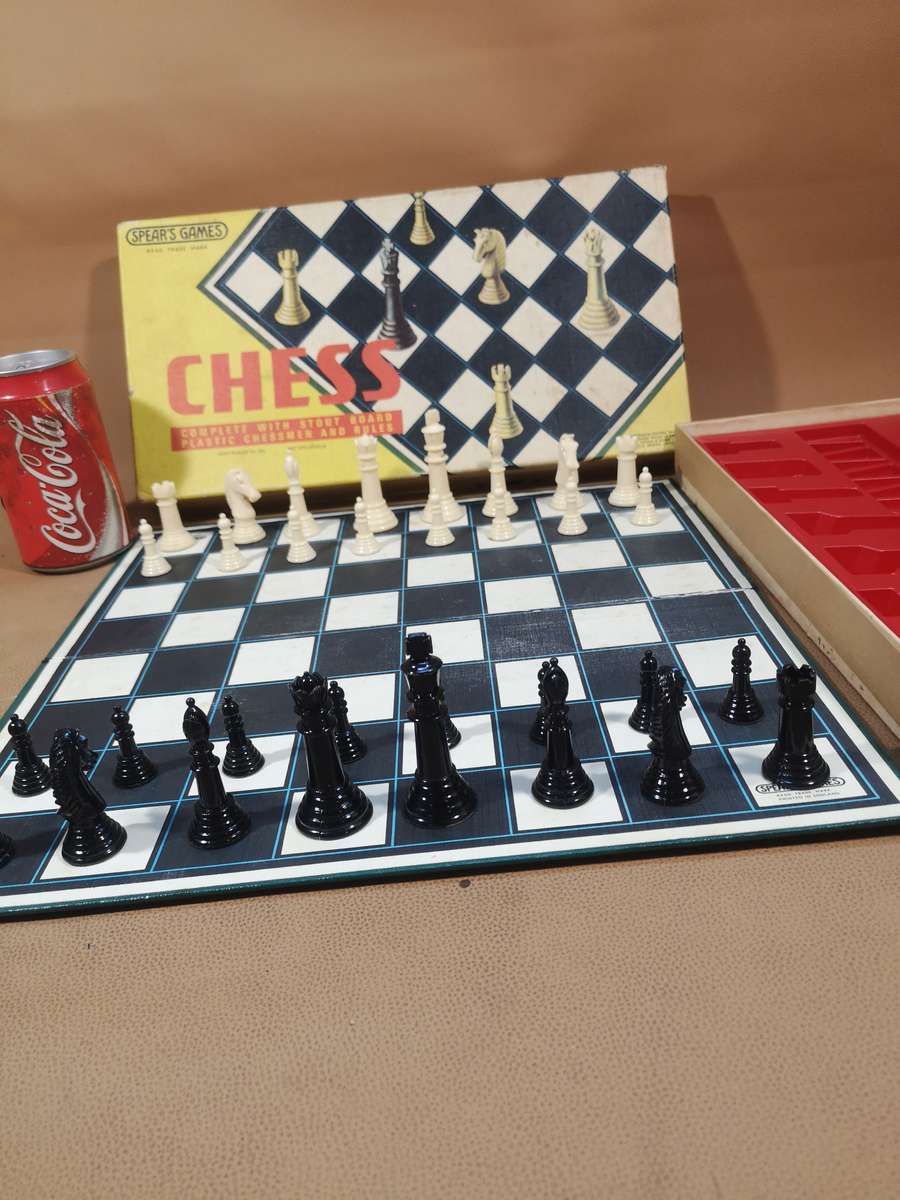 Vintage Spears Games Chess Set 1970s