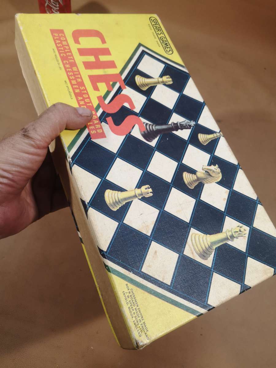 Vintage Spears Games Chess Set 1970s