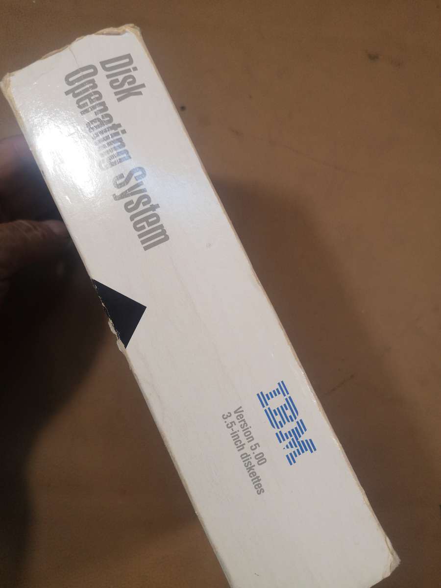 Vintage 1992 DOS 5.0 Disk Operating System Complete in Box IBM 3.5 Inch Diskettes (Still In Plastic)