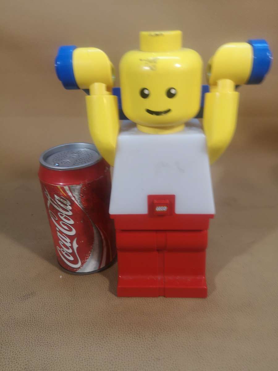 Vintage collectible Lego portable lantern or table lamp