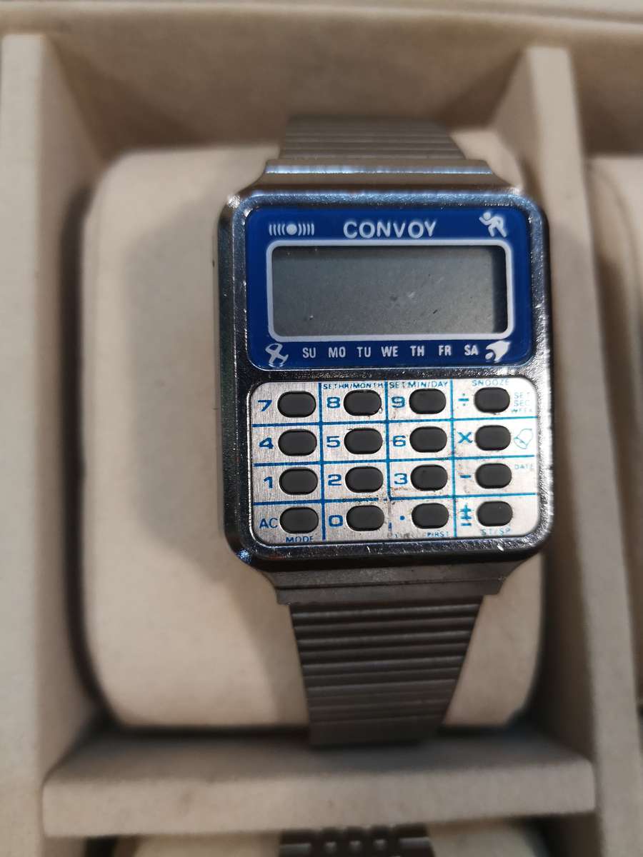 Stunning Gigantic Vintage 1980's Melody Watch Collection in a Display Case