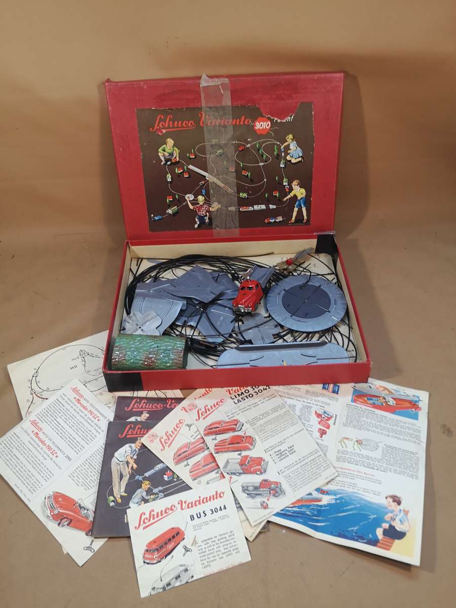 Schuco Varianto Track + 3042 Tin Truck in Box - 1950's Germany