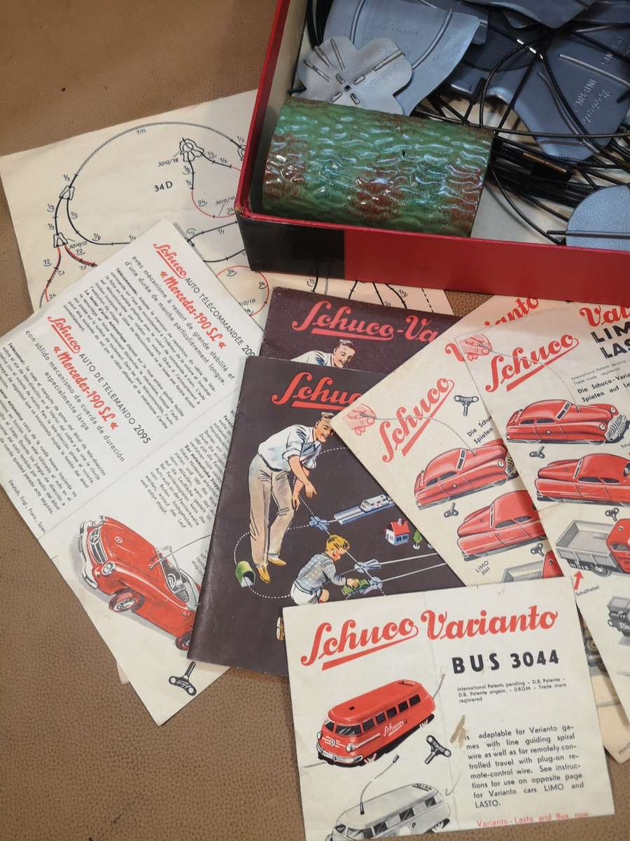 Schuco Varianto Track + 3042 Tin Truck in Box - 1950's Germany