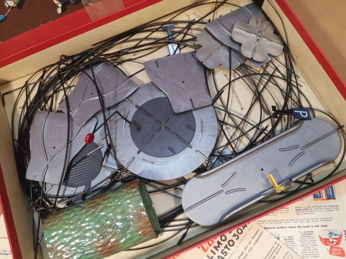 Schuco Varianto Track + 3042 Tin Truck in Box - 1950's Germany