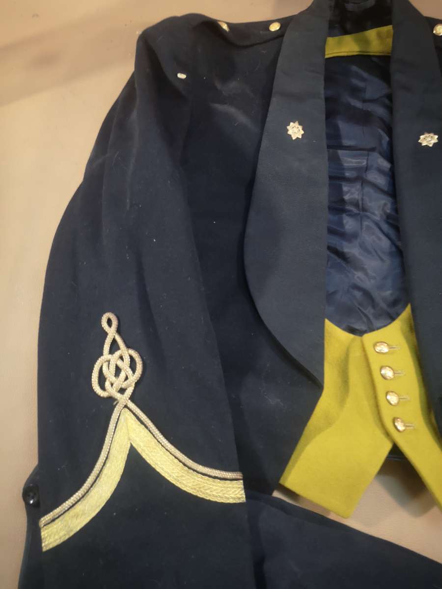 Vintage 1950`s SA Police Lieutenant mess dress - tunic, waistcoat and trousers