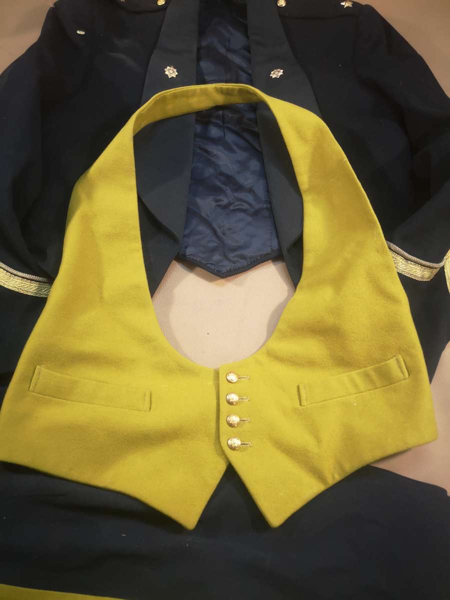 Vintage 1950`s SA Police Lieutenant mess dress - tunic, waistcoat and trousers