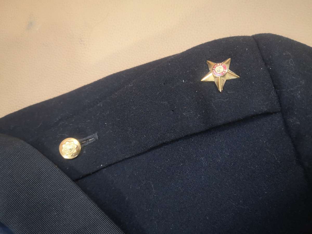 Vintage 1950`s SA Police Lieutenant mess dress - tunic, waistcoat and trousers